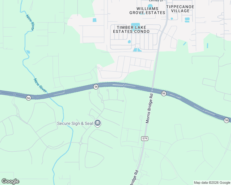 map of restaurants, bars, coffee shops, grocery stores, and more near 2651 Alluvial Way in Wesley Chapel