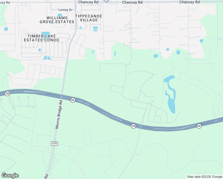 map of restaurants, bars, coffee shops, grocery stores, and more near State Road 56 in Zephyrhills