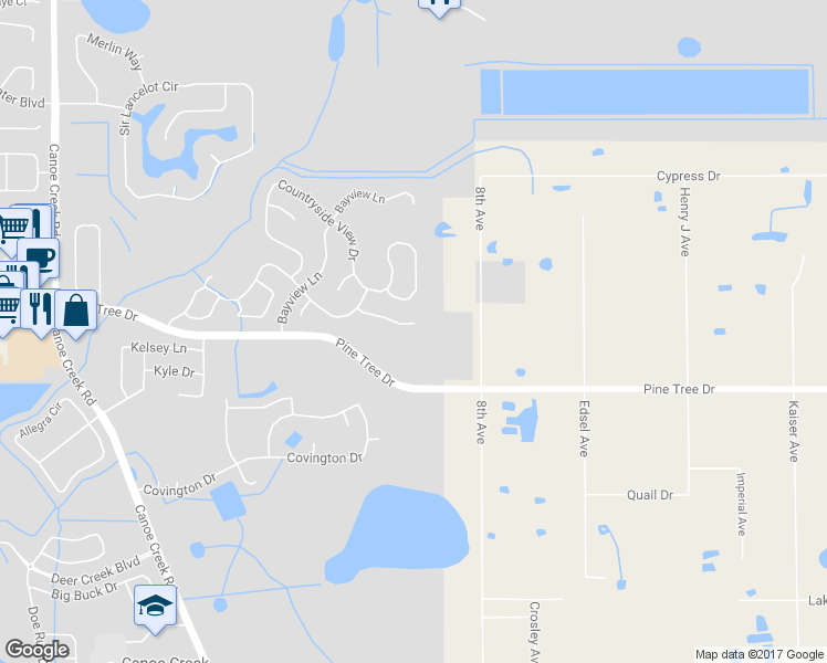 map of restaurants, bars, coffee shops, grocery stores, and more near 4018 Georgetown Court in Saint Cloud