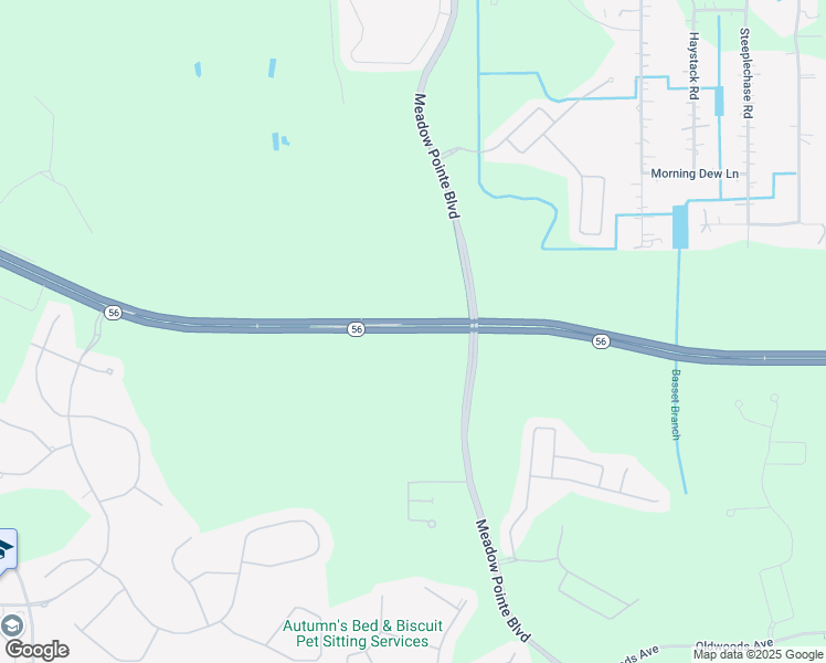 map of restaurants, bars, coffee shops, grocery stores, and more near State Road 56 in Zephyrhills