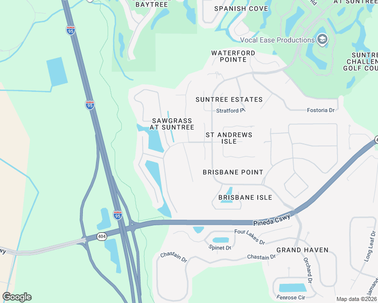map of restaurants, bars, coffee shops, grocery stores, and more near 1633 Long Pine Road in Melbourne