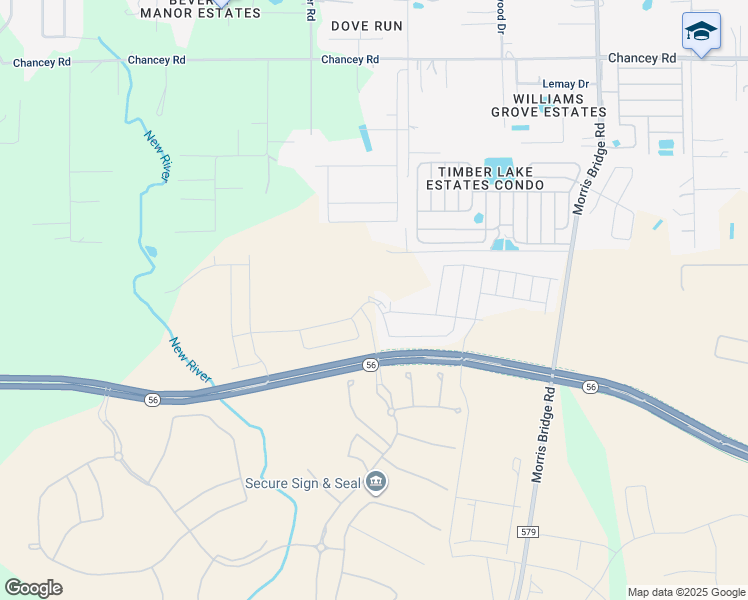 map of restaurants, bars, coffee shops, grocery stores, and more near 3011 Hickory Drive in Zephyrhills