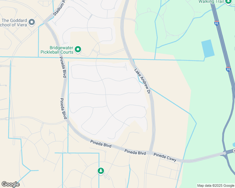 map of restaurants, bars, coffee shops, grocery stores, and more near 1693 Great Belt Circle in Melbourne
