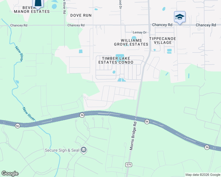 map of restaurants, bars, coffee shops, grocery stores, and more near 34314 Jasper Stone Drive in Wesley Chapel