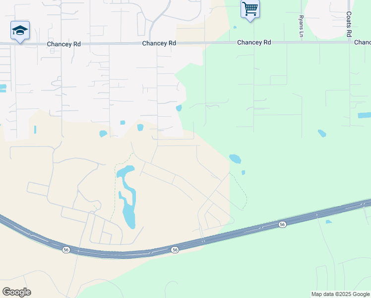 map of restaurants, bars, coffee shops, grocery stores, and more near 35637 Wiley Road in Zephyrhills