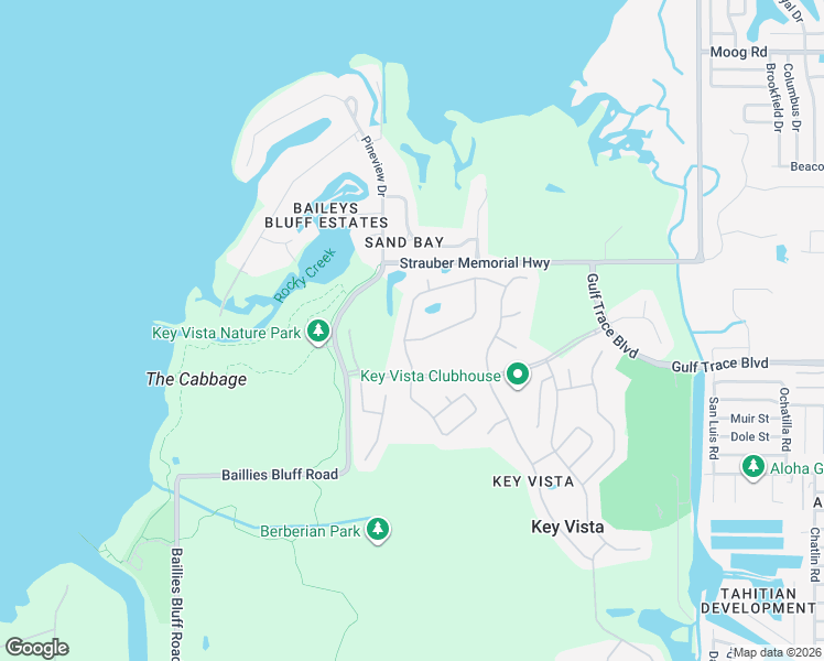 map of restaurants, bars, coffee shops, grocery stores, and more near 2224 Pleasant Hill Ln in Holiday