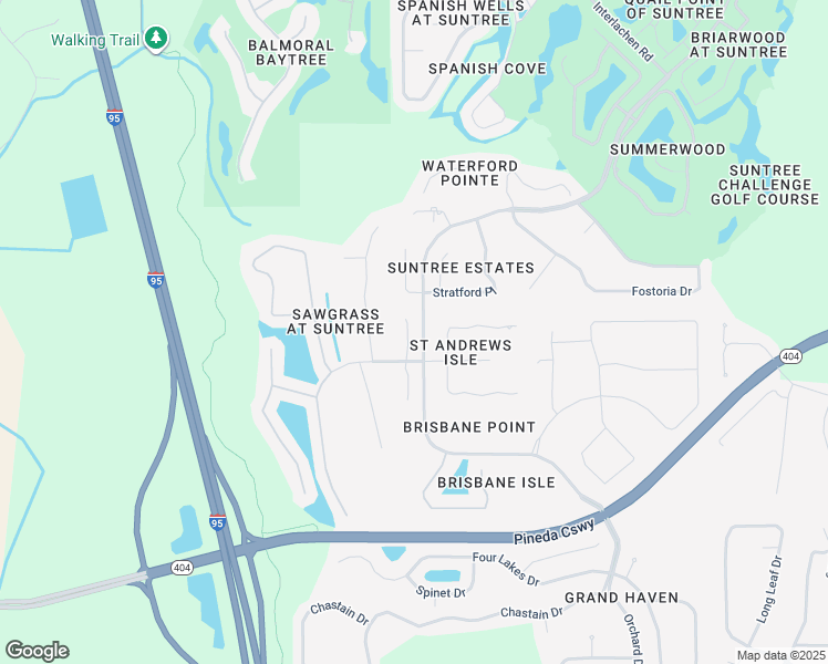 map of restaurants, bars, coffee shops, grocery stores, and more near 1531 Wilmington Drive in Melbourne