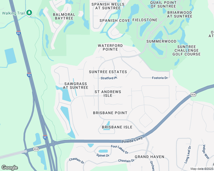 map of restaurants, bars, coffee shops, grocery stores, and more near 4121 Stoney Point Road in Melbourne