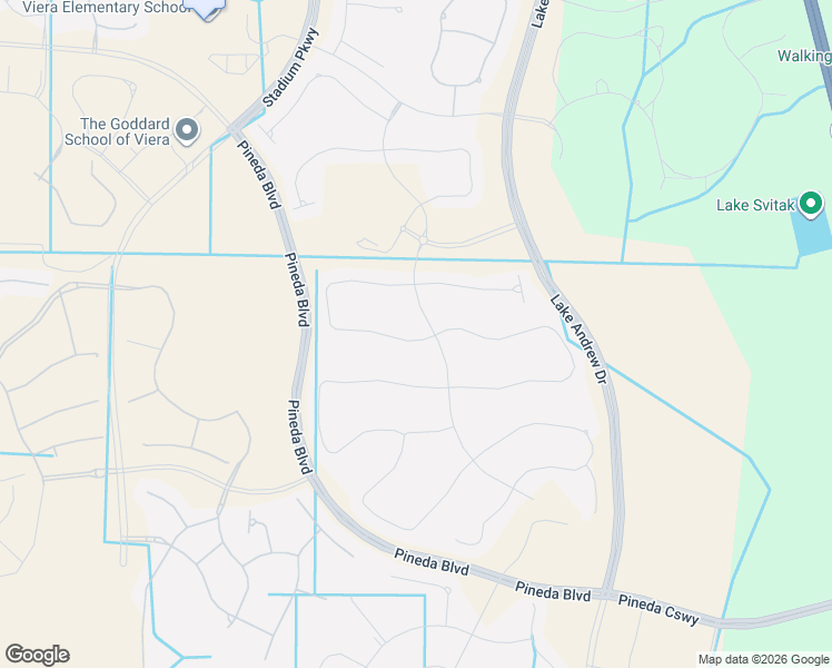 map of restaurants, bars, coffee shops, grocery stores, and more near 2373 Great Belt Circle in Melbourne