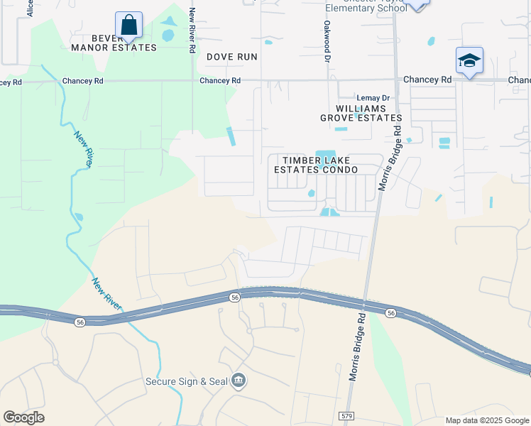 map of restaurants, bars, coffee shops, grocery stores, and more near 3011 Hickory Drive in Zephyrhills