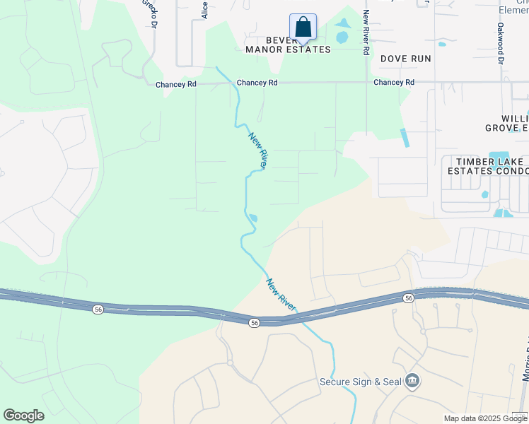 map of restaurants, bars, coffee shops, grocery stores, and more near 3027 Road Runner Road in Wesley Chapel