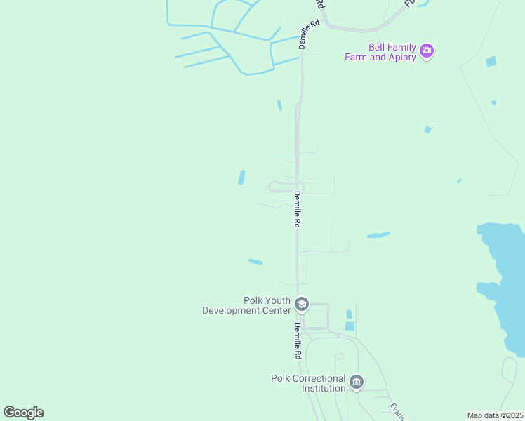 map of restaurants, bars, coffee shops, grocery stores, and more near 11115 Demille Road in Polk City