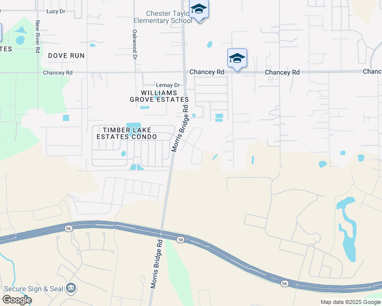 map of restaurants, bars, coffee shops, grocery stores, and more near 3140 Morris Bridge Road in Zephyrhills