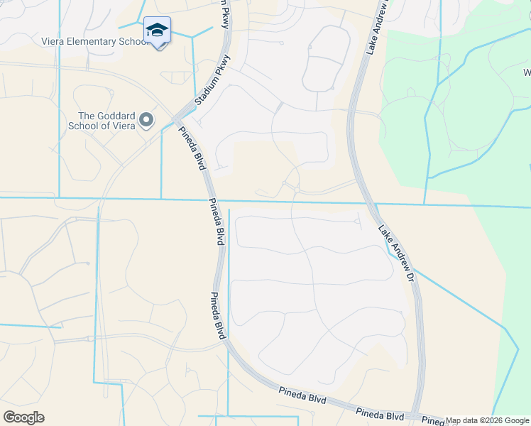 map of restaurants, bars, coffee shops, grocery stores, and more near 2478 Millennium Circle in Melbourne