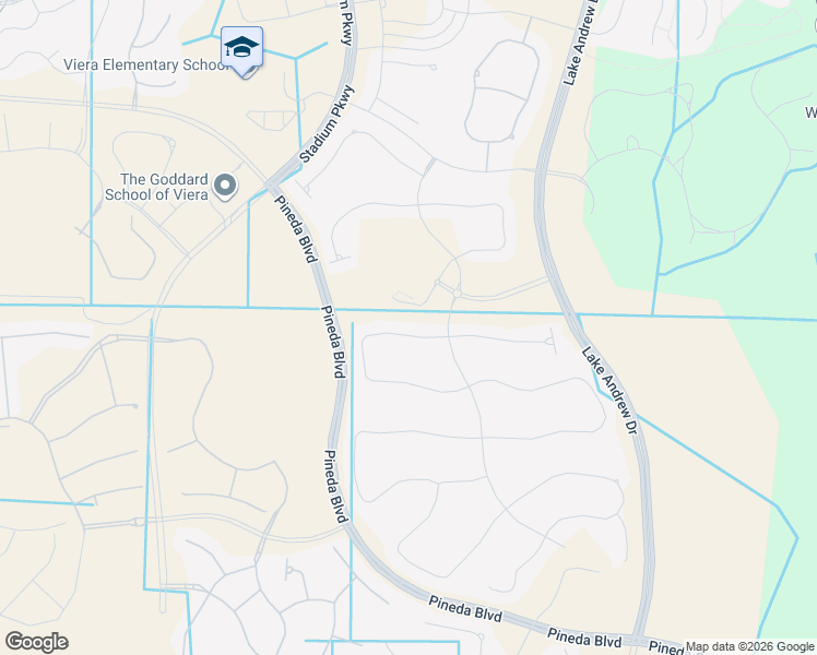 map of restaurants, bars, coffee shops, grocery stores, and more near 2478 Millennium Circle in Melbourne