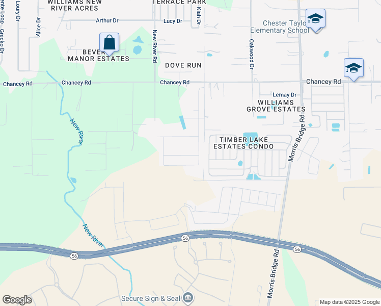 map of restaurants, bars, coffee shops, grocery stores, and more near 3225 Apfel Road in Zephyrhills
