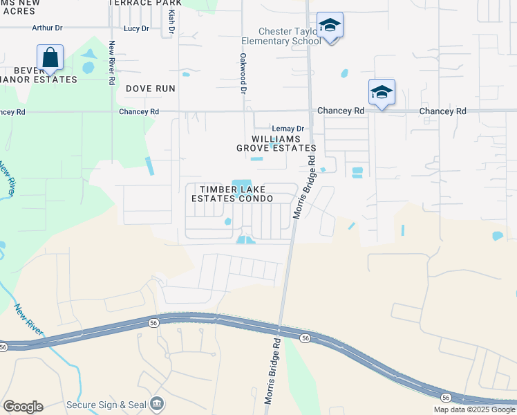 map of restaurants, bars, coffee shops, grocery stores, and more near 34245 Country Breeze Avenue in Zephyrhills