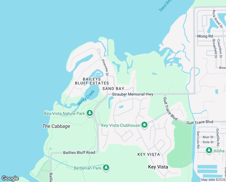 map of restaurants, bars, coffee shops, grocery stores, and more near 2300 Sandbay Drive in Holiday