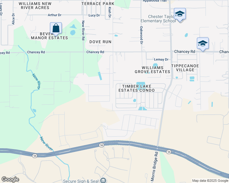 map of restaurants, bars, coffee shops, grocery stores, and more near 3131 Hickory Drive in Zephyrhills