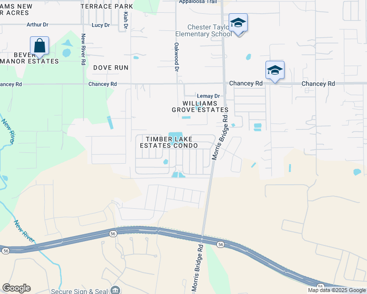 map of restaurants, bars, coffee shops, grocery stores, and more near 34245 Country Breeze Avenue in Zephyrhills