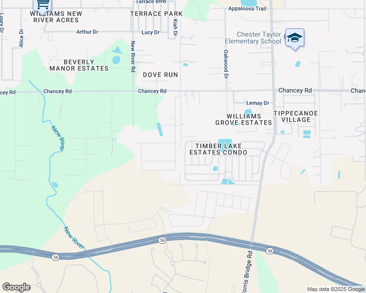 map of restaurants, bars, coffee shops, grocery stores, and more near 3131 Hickory Drive in Zephyrhills