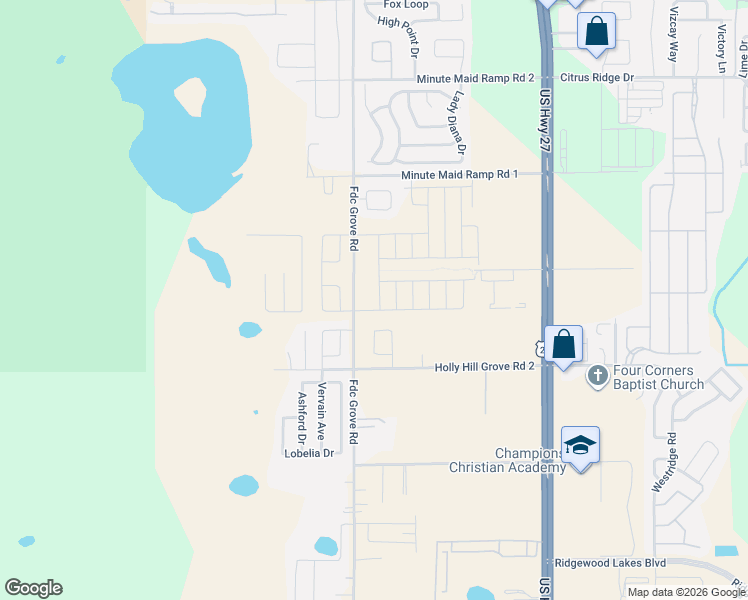 map of restaurants, bars, coffee shops, grocery stores, and more near 136 Country Walk Circle in Davenport