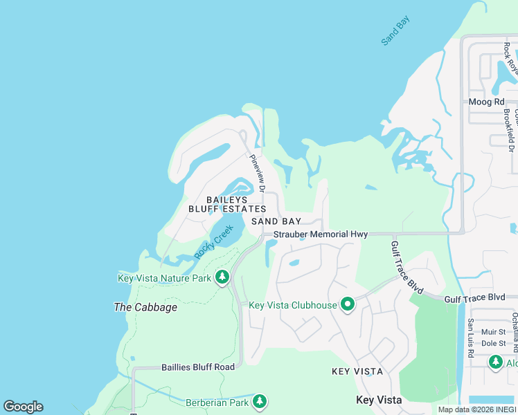 map of restaurants, bars, coffee shops, grocery stores, and more near 2210 Bayou Drive in Holiday