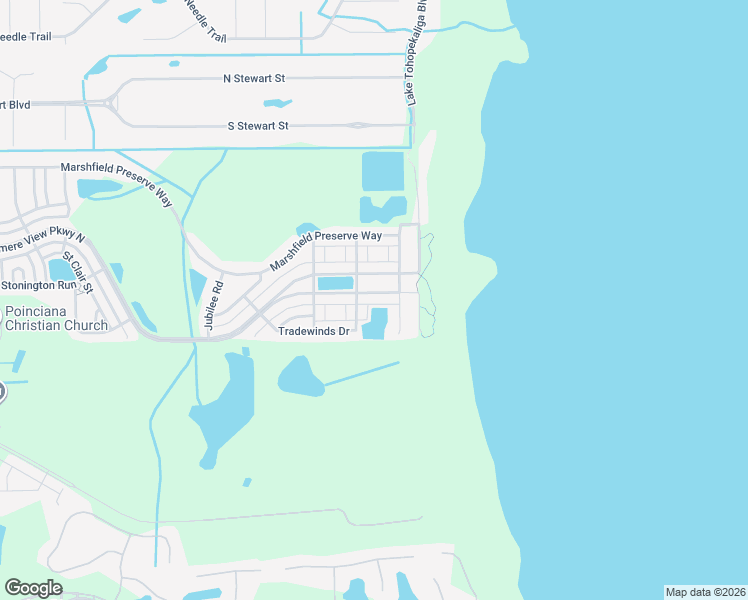 map of restaurants, bars, coffee shops, grocery stores, and more near 3151 Georgian Bay Lane in Kissimmee