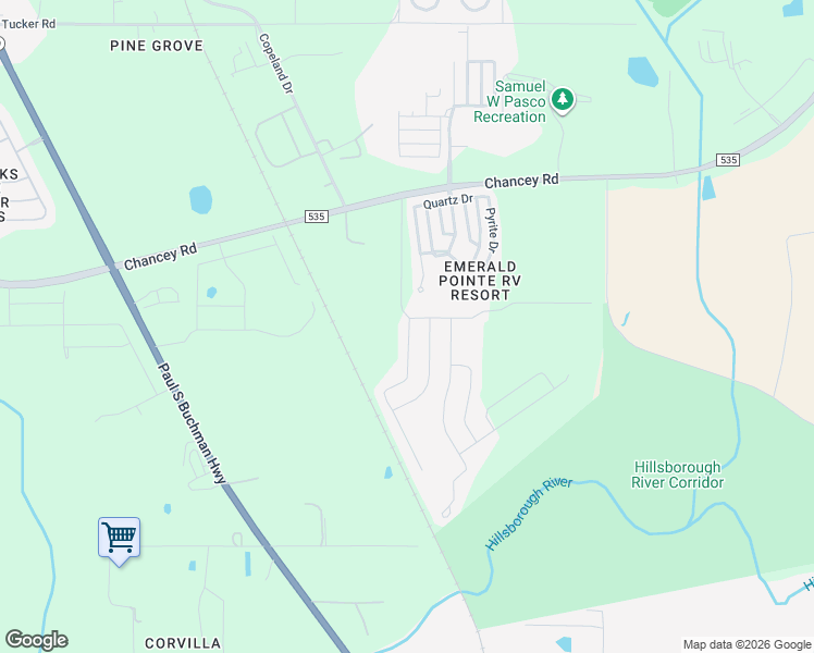 map of restaurants, bars, coffee shops, grocery stores, and more near 3293 Moulden Hollow Drive in Zephyrhills