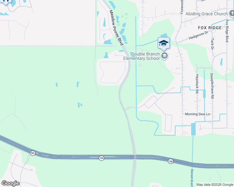 map of restaurants, bars, coffee shops, grocery stores, and more near 3315 Meadow Pointe Boulevard in Wesley Chapel