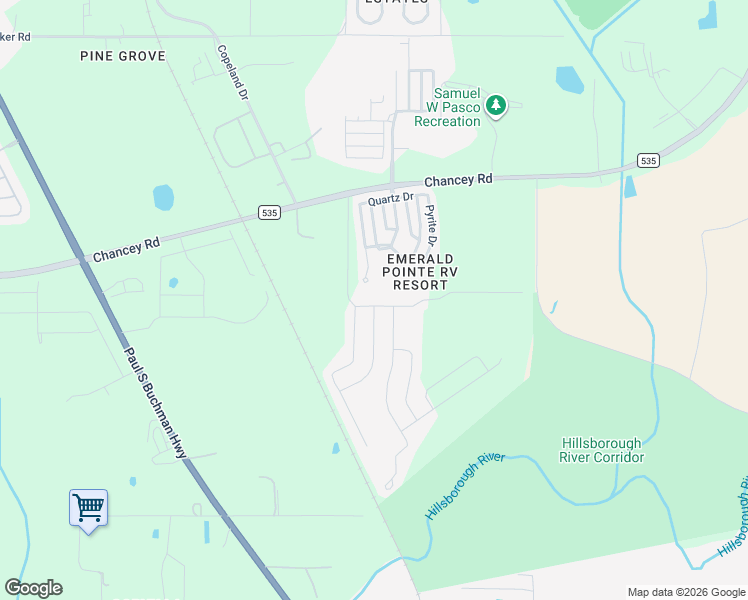 map of restaurants, bars, coffee shops, grocery stores, and more near 39567 Dawson Chase Drive in Zephyrhills