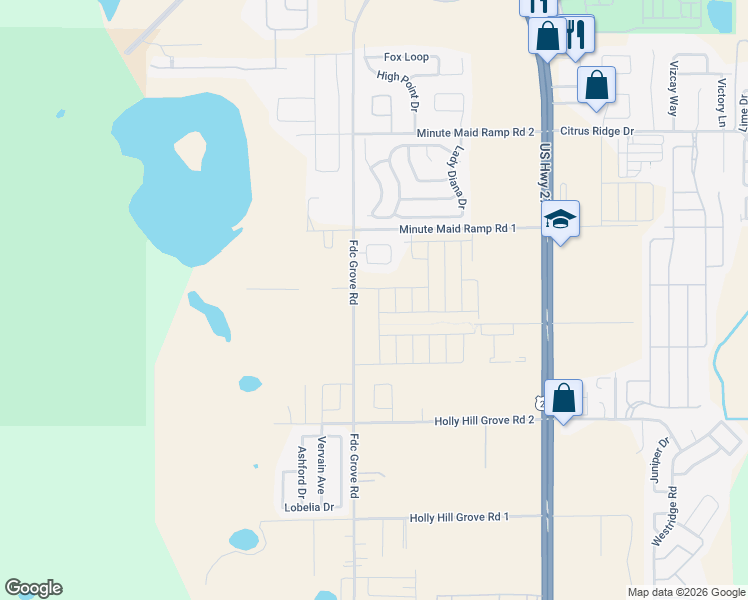 map of restaurants, bars, coffee shops, grocery stores, and more near 3501 Fdc Grove Road in Davenport