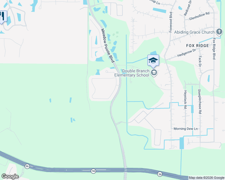 map of restaurants, bars, coffee shops, grocery stores, and more near 3503 Juneberry Drive in Wesley Chapel