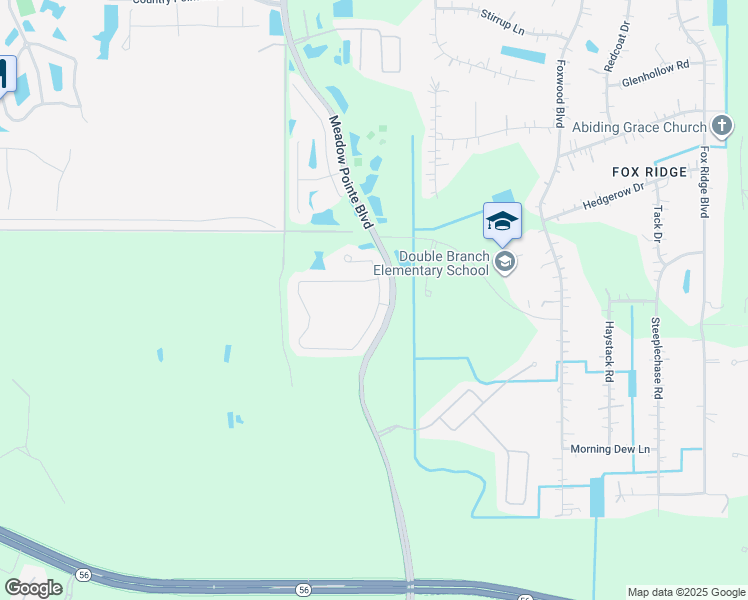 map of restaurants, bars, coffee shops, grocery stores, and more near 31152 Edendale Drive in Wesley Chapel