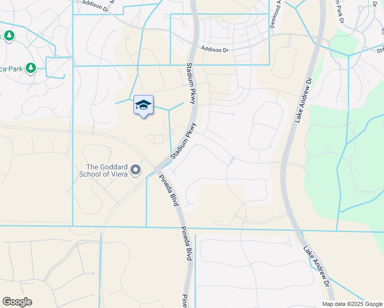 map of restaurants, bars, coffee shops, grocery stores, and more near 2749 Treasure Cay Lane in Melbourne