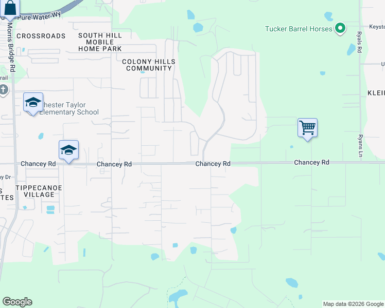 map of restaurants, bars, coffee shops, grocery stores, and more near 3541 Azinger Loop in Zephyrhills