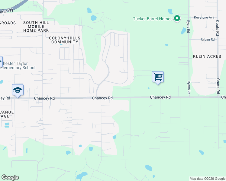 map of restaurants, bars, coffee shops, grocery stores, and more near 3638 Ranger Pkwy in Zephyrhills