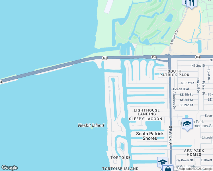 map of restaurants, bars, coffee shops, grocery stores, and more near 322 Lanternback Island Dr in Satellite Beach