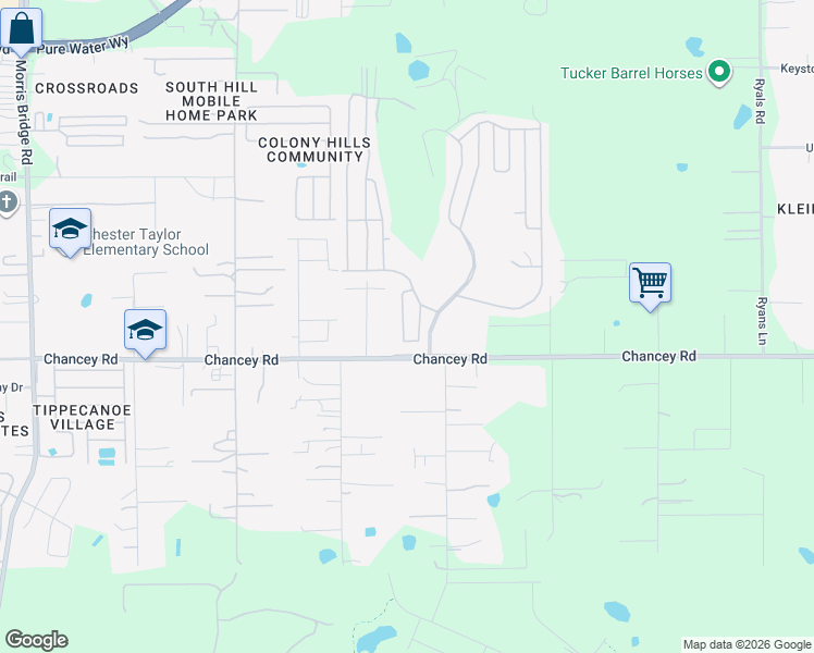 map of restaurants, bars, coffee shops, grocery stores, and more near 3541 Azinger Loop in Zephyrhills
