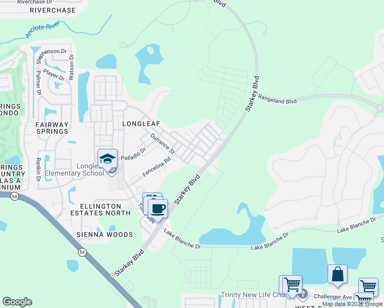 map of restaurants, bars, coffee shops, grocery stores, and more near 10643 Marsha Drive in New Port Richey