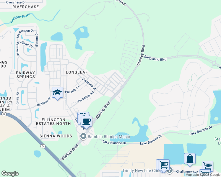 map of restaurants, bars, coffee shops, grocery stores, and more near 10643 Marsha Drive in New Port Richey