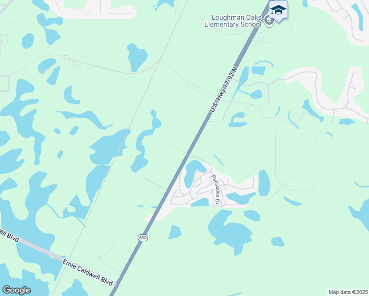 map of restaurants, bars, coffee shops, grocery stores, and more near 3801 Florida 600 in Davenport