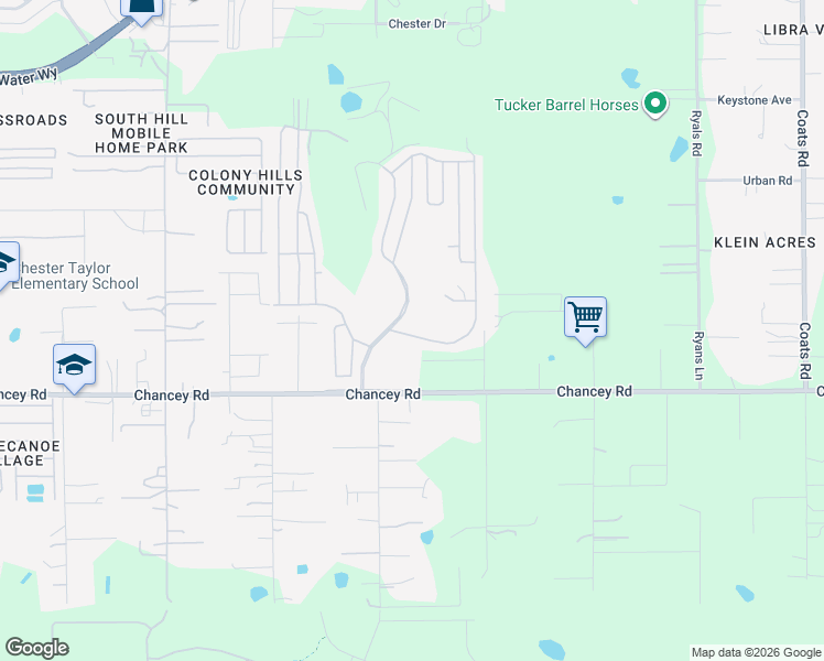 map of restaurants, bars, coffee shops, grocery stores, and more near 3539 Ranger Parkway in Zephyrhills