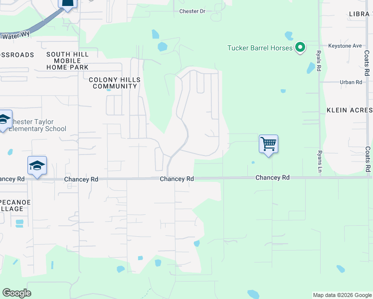 map of restaurants, bars, coffee shops, grocery stores, and more near 3539 Ranger Parkway in Zephyrhills