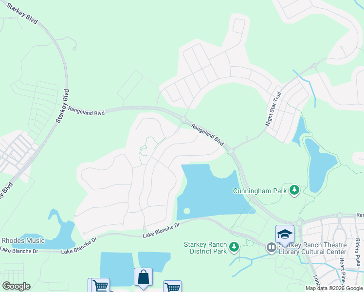map of restaurants, bars, coffee shops, grocery stores, and more near 11632 Callisia Drive in Odessa