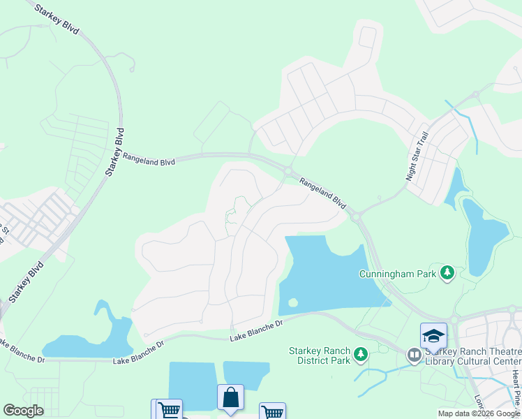 map of restaurants, bars, coffee shops, grocery stores, and more near 11503 Callisia Drive in Odessa