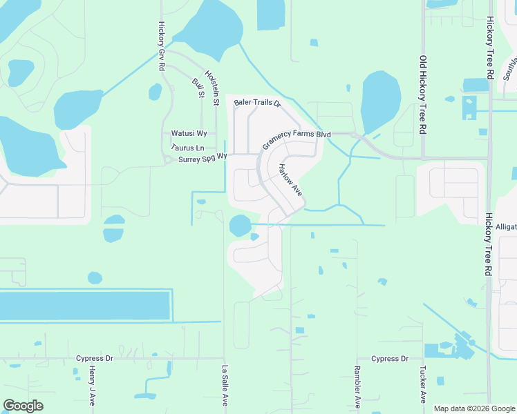 map of restaurants, bars, coffee shops, grocery stores, and more near 4558 Orchard Grove Road in St. Cloud