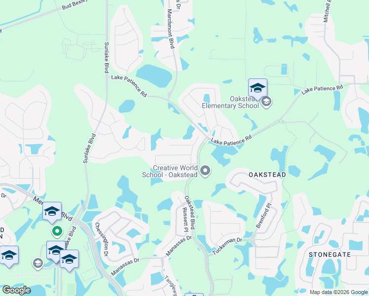 map of restaurants, bars, coffee shops, grocery stores, and more near 3624 Simonton Court in Land O' Lakes
