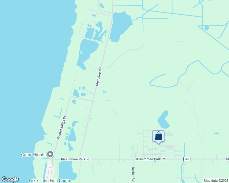 map of restaurants, bars, coffee shops, grocery stores, and more near 2960 Seminole Road in St. Cloud