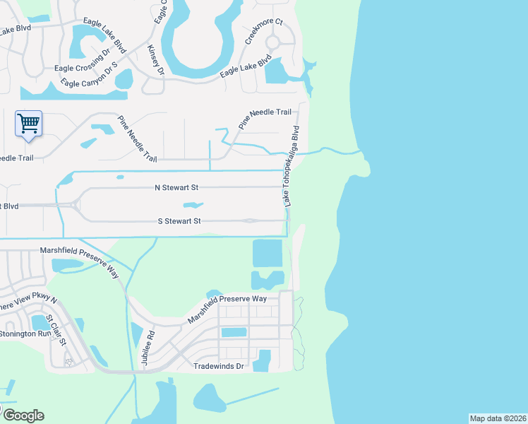 map of restaurants, bars, coffee shops, grocery stores, and more near 1913 South Stewart Street in Kissimmee